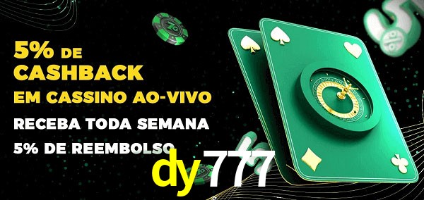 Promoções do cassino ao Vivo dy777